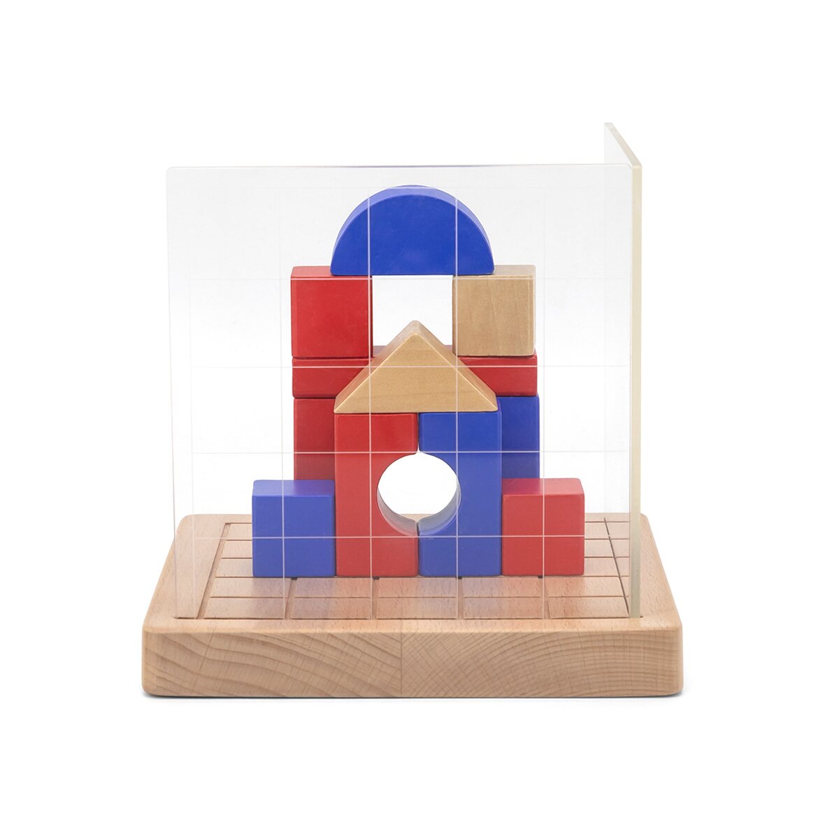 Viga Set 26 de blocuri de construit din lemn 3D
