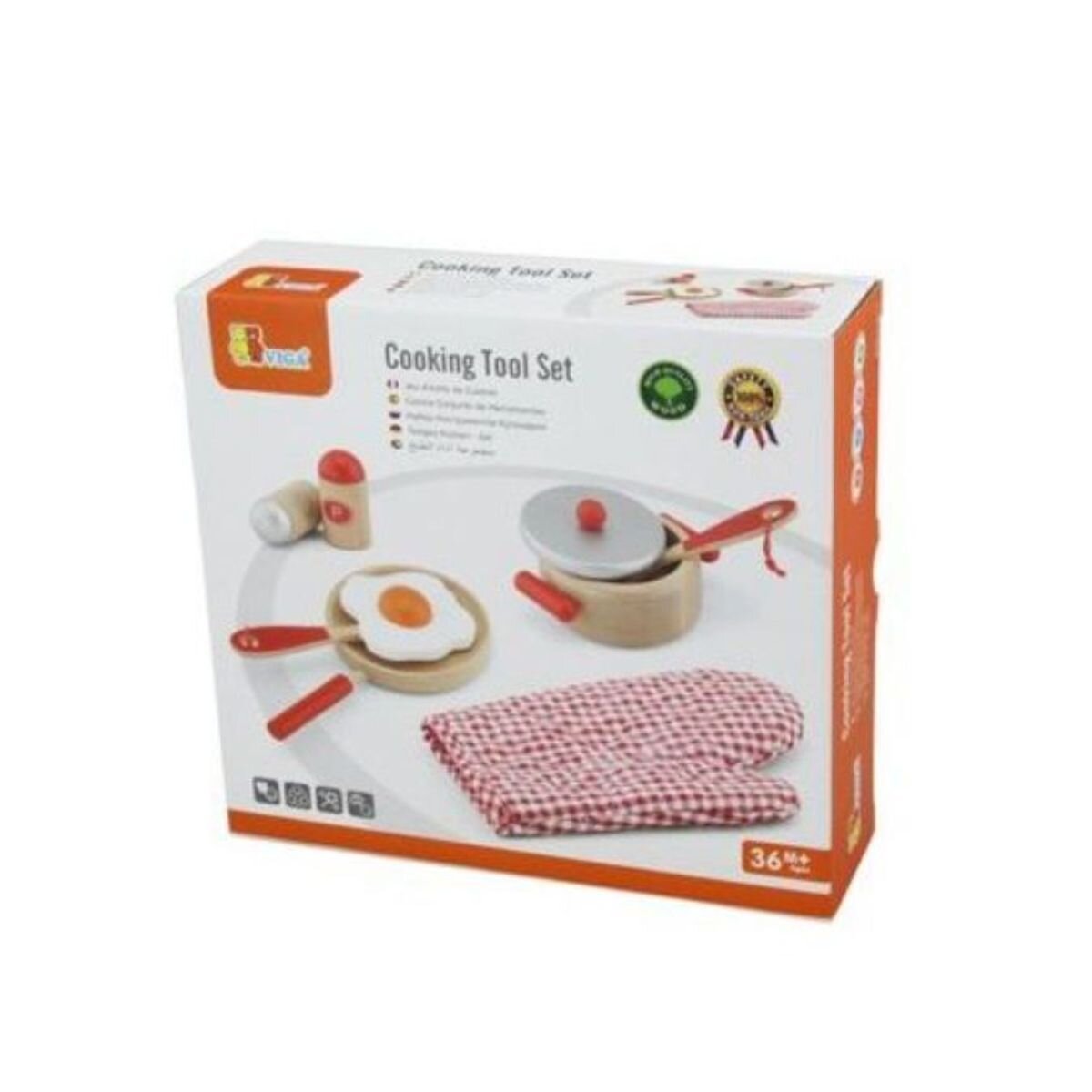 Viga Set accesorii pentru gatit Rosu
