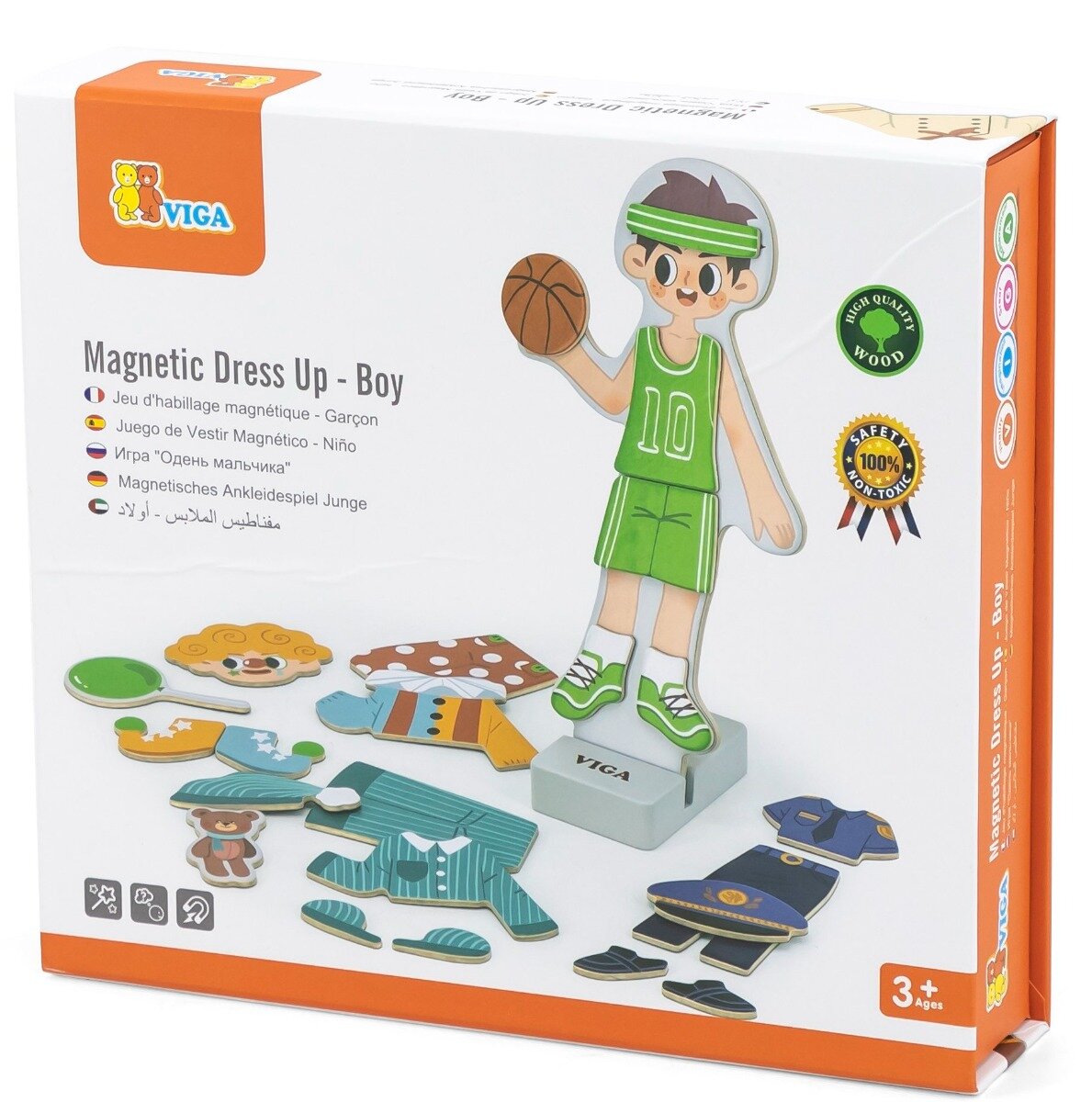 Viga Set magnetic Vestimentatie baieti