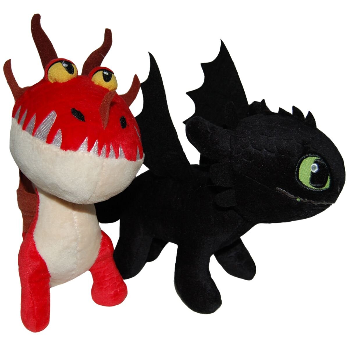 Whitehouse Leisure Set 2 jucarii de plus Toothless 25 cm si Monstrous Nightmare 20 cm