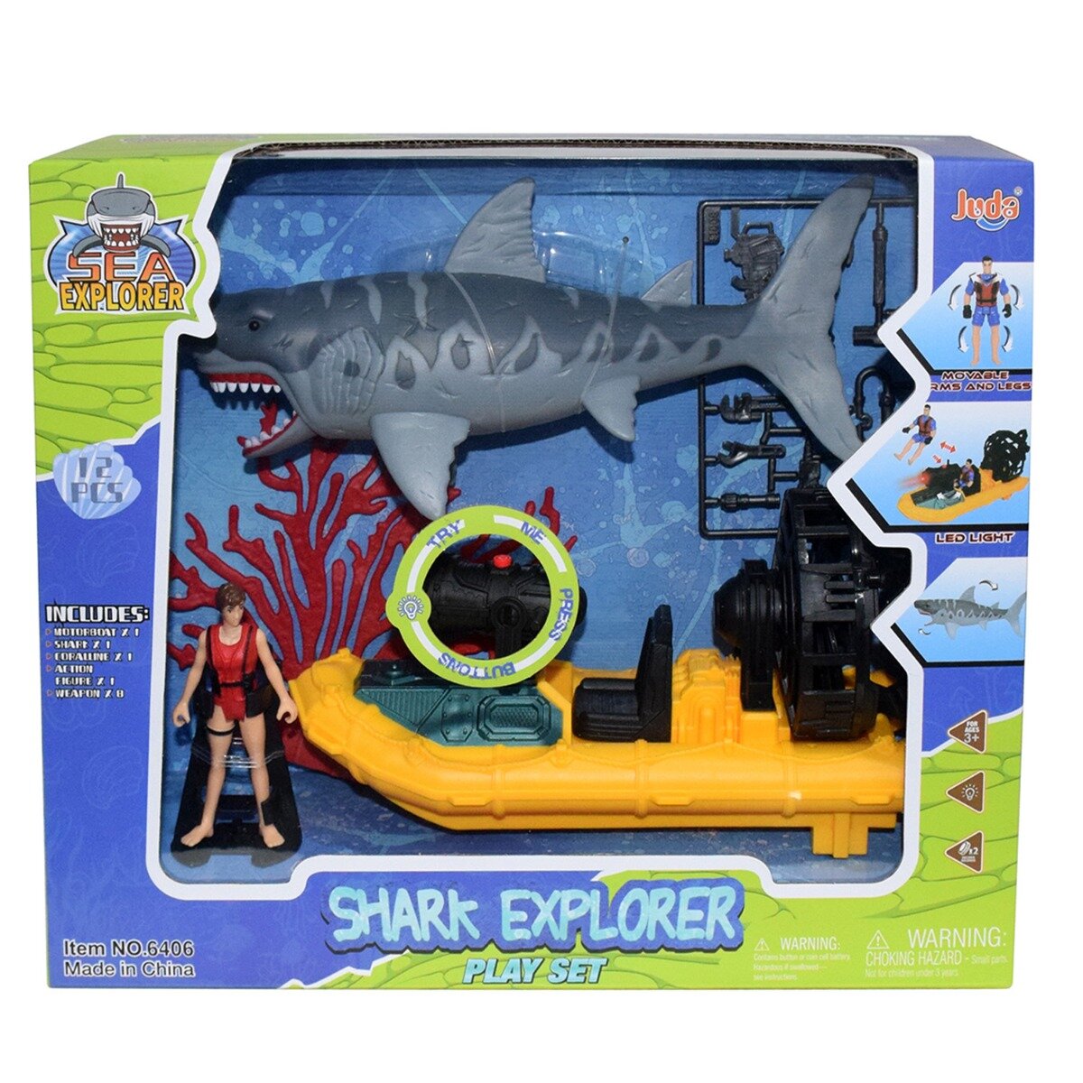 Wild Quest Set de joaca cu figurine Exploratorul de rechini