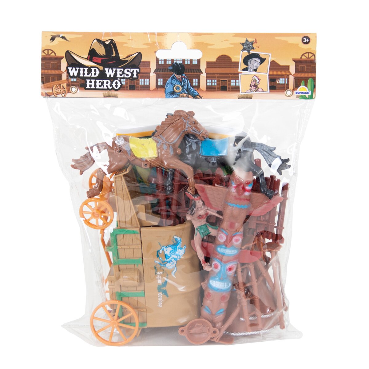 Wild West Hero Set de joaca cu figurine cowboy