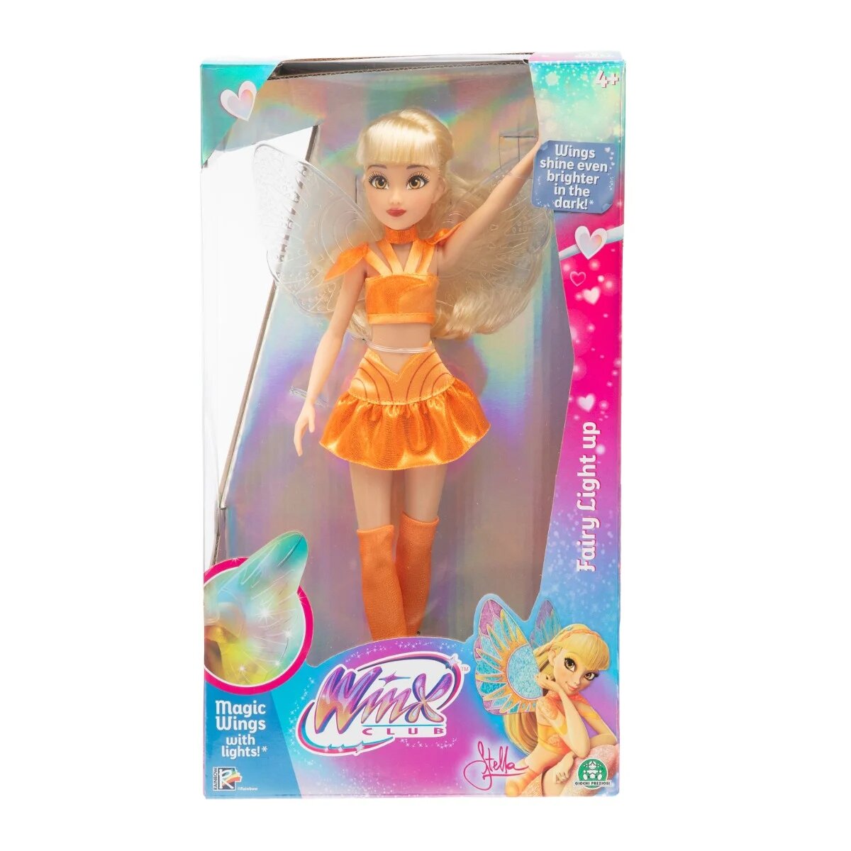 Winx Papusa Fairy Lighth up Stella 27 cm