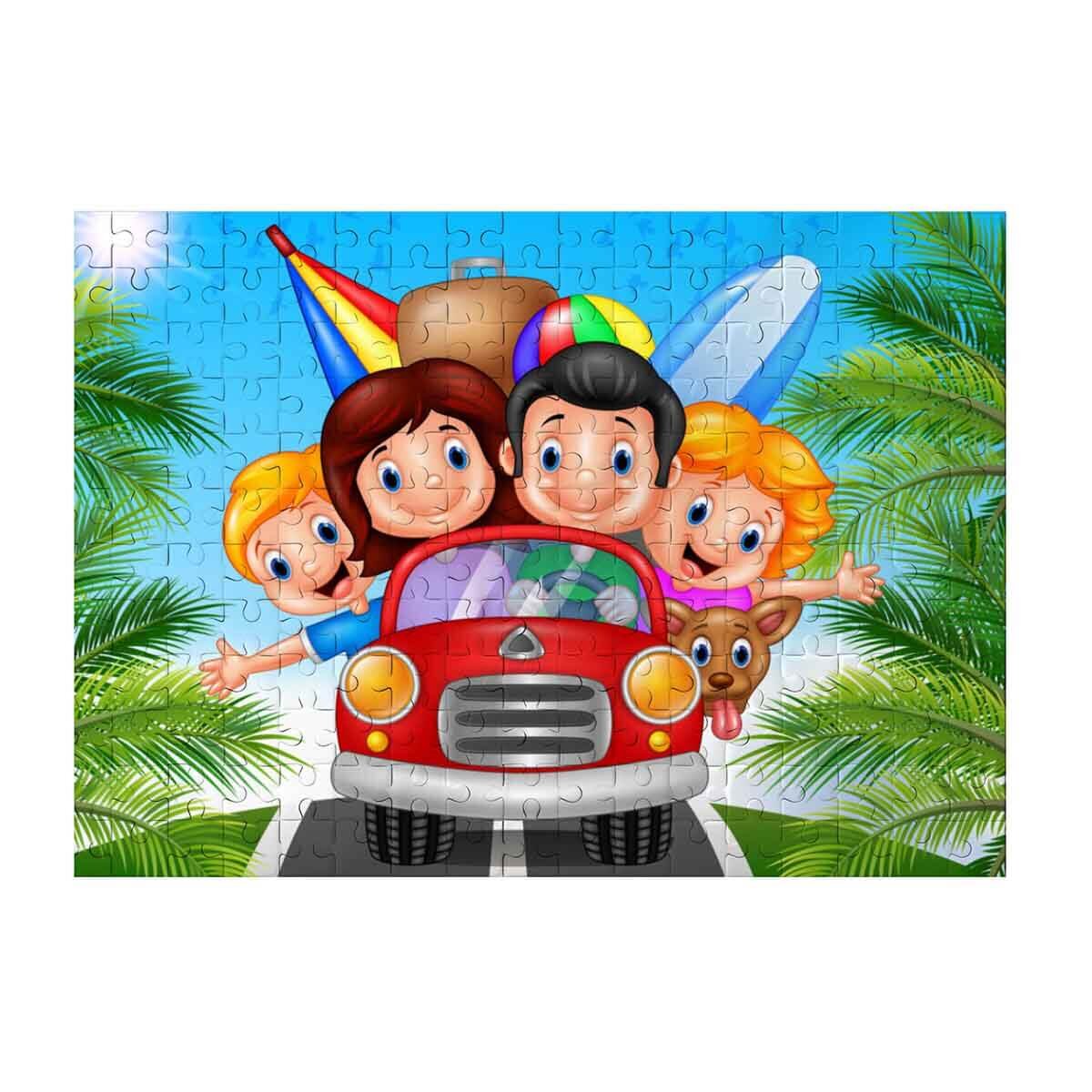Witty Puzzlezz Puzzle 100 piese Vacanta in familie