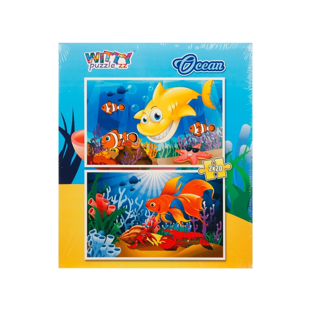Witty Puzzlezz Puzzle 2 x 20 piese Ocean