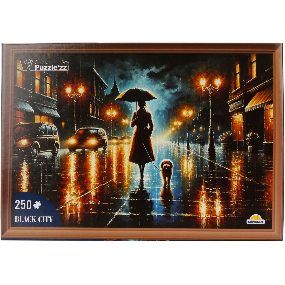 Witty Puzzlezz Puzzle Black City 250 piese