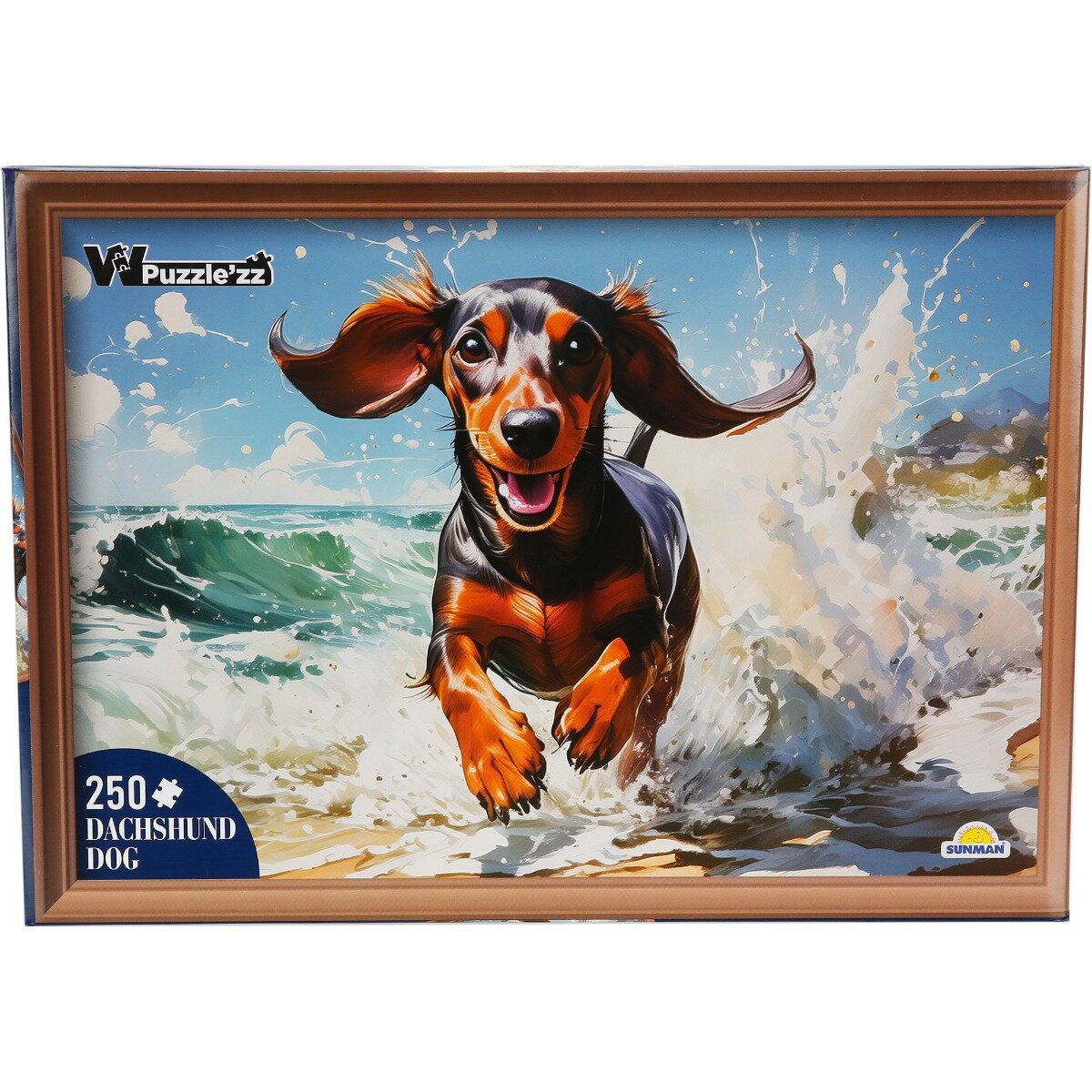 Witty Puzzlezz Puzzle Caine pe plaja 250 piese