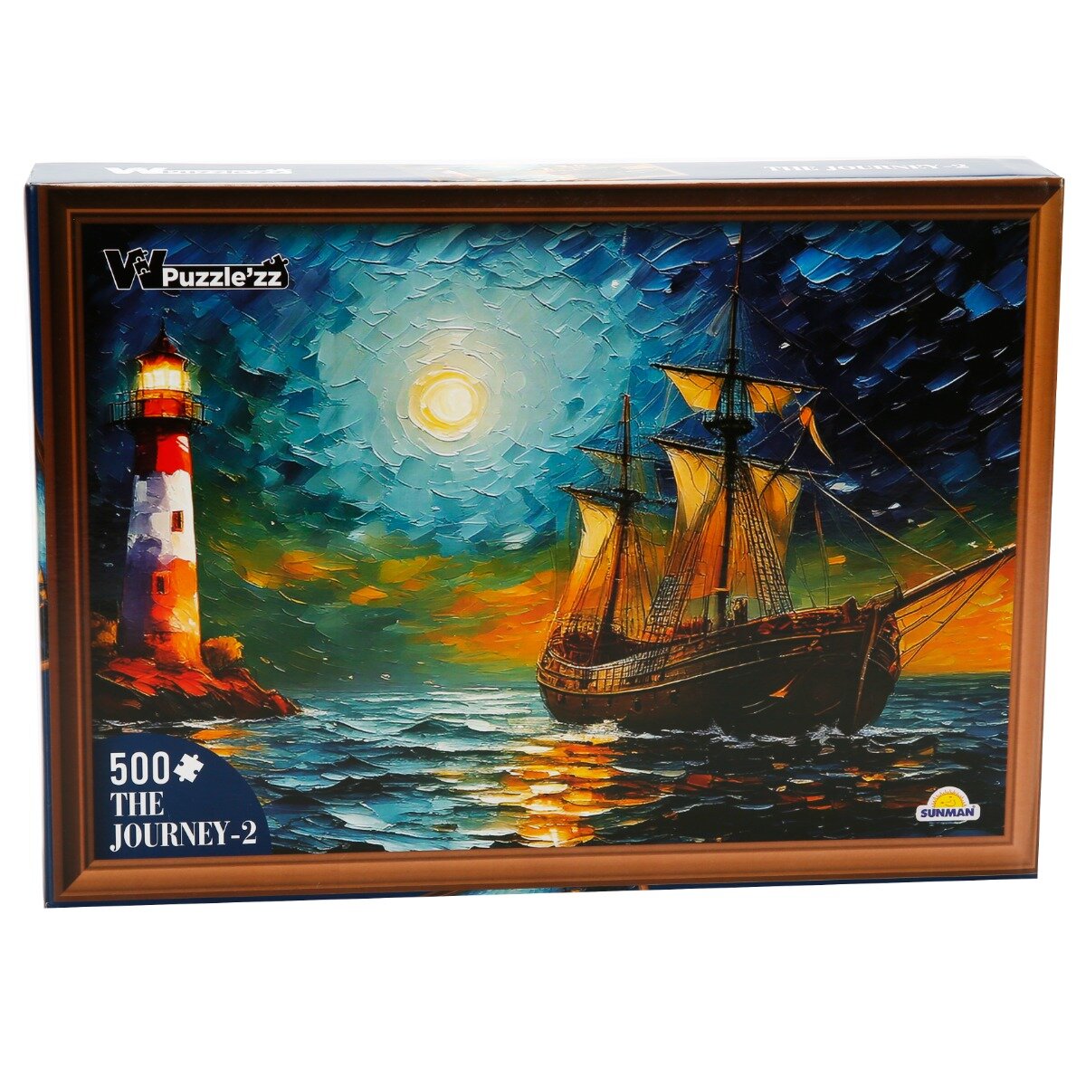 Witty Puzzlezz Puzzle Calatorie cu vaporul 500 piese