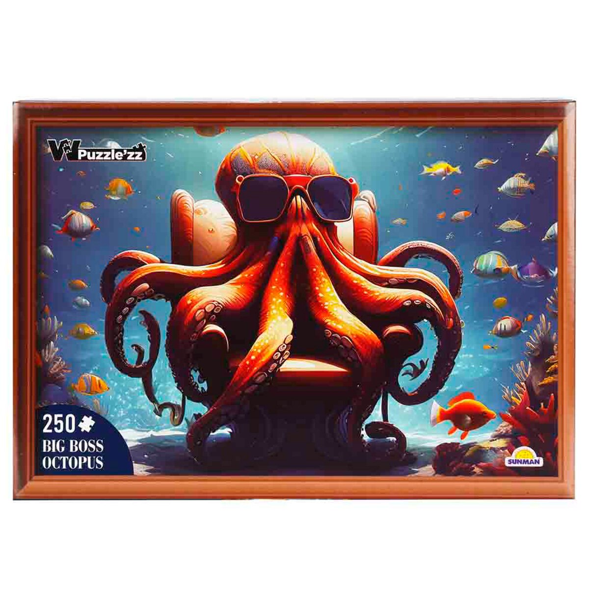 Witty Puzzlezz Puzzle Caracatita cu ochelari 250 piese