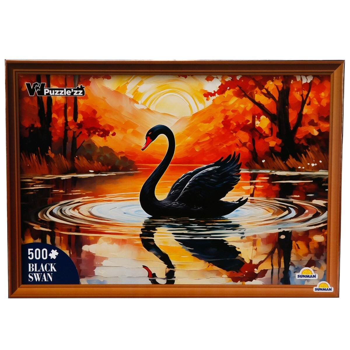Witty Puzzlezz Puzzle Lebada neagra 500 piese