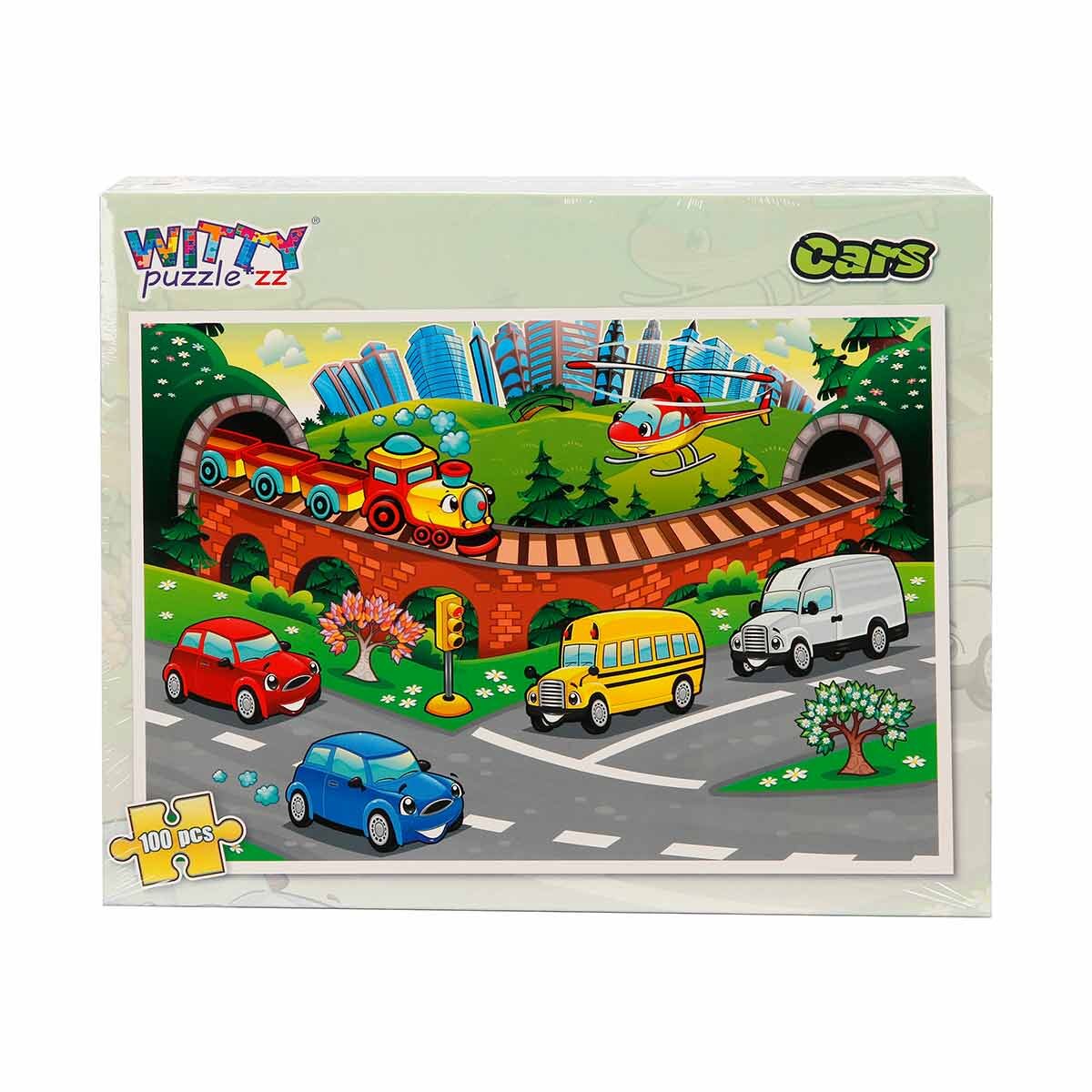 Witty Puzzlezz Puzzle Masini 100 piese