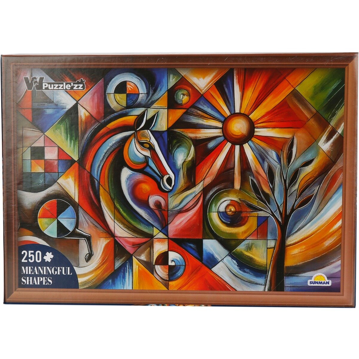 Witty Puzzlezz Puzzle Meaningful Shapes Armonia culorilor 250 piese