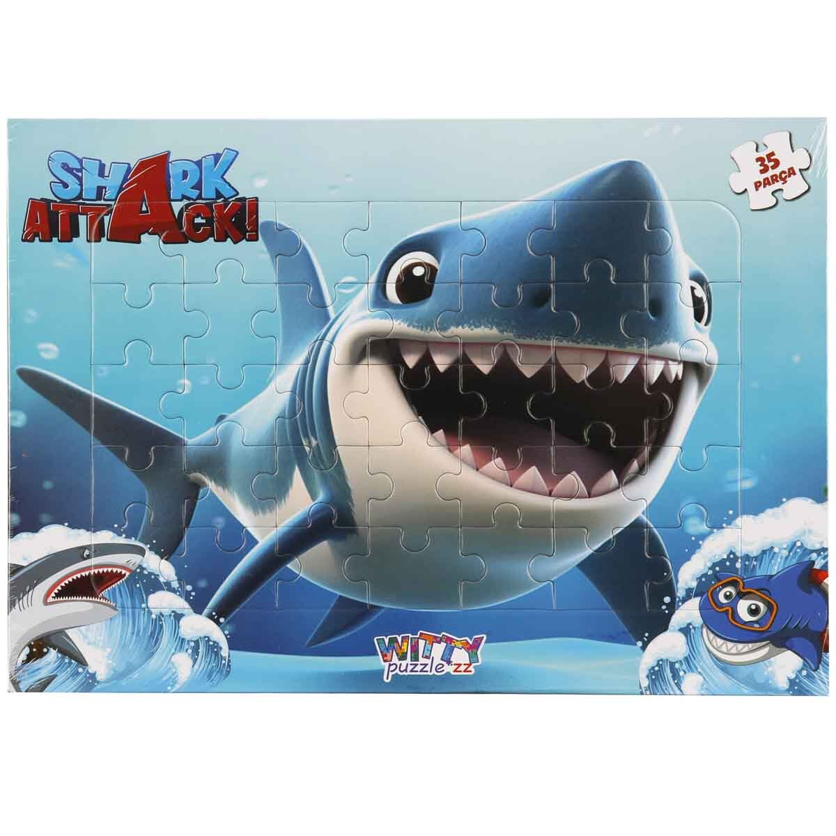 Witty Puzzlezz Puzzle Rechin 35 piese