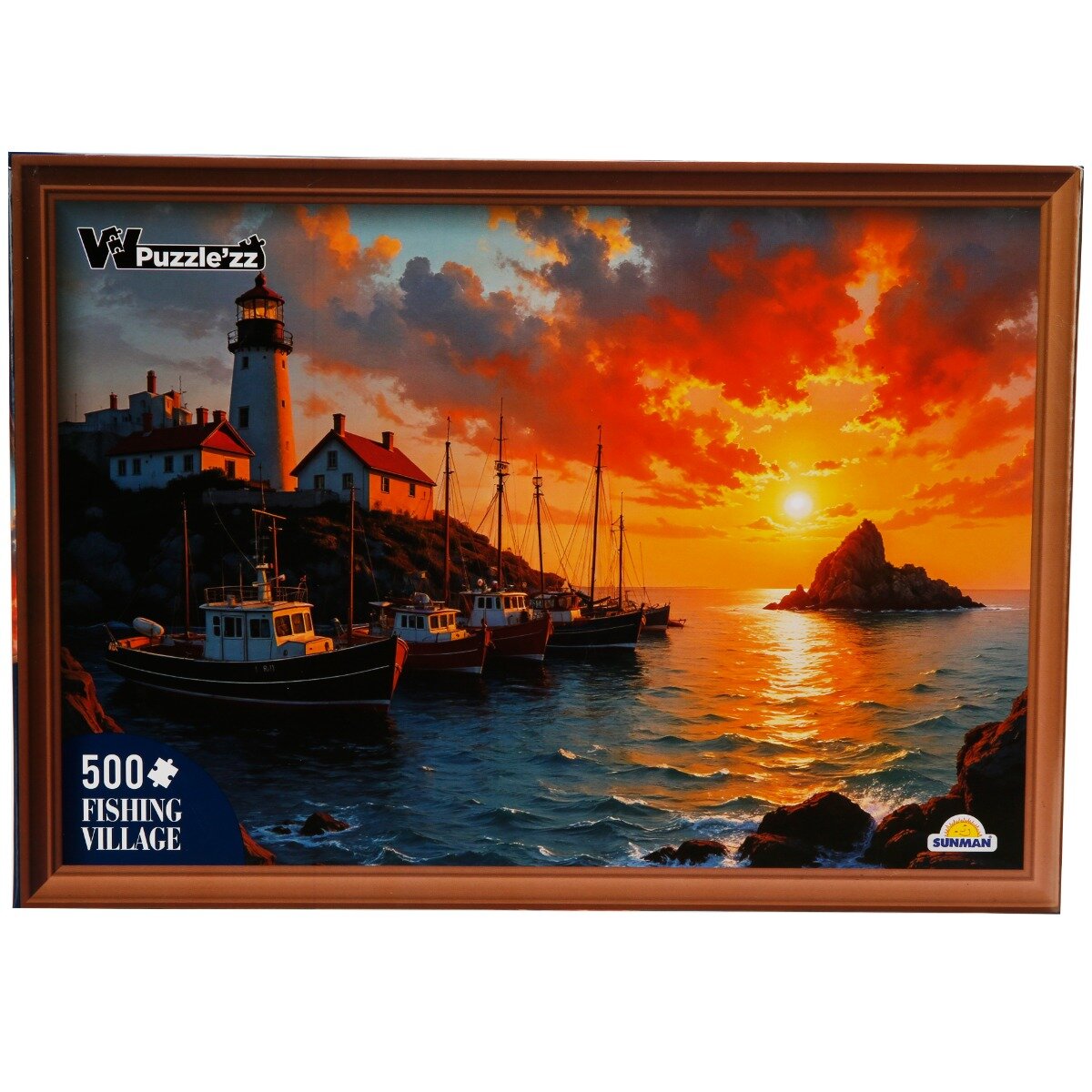 Witty Puzzlezz Puzzle Sat pescaresc 500 piese