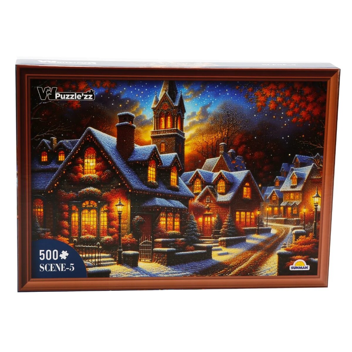 Witty Puzzlezz Puzzle Scena de iarna 500 piese