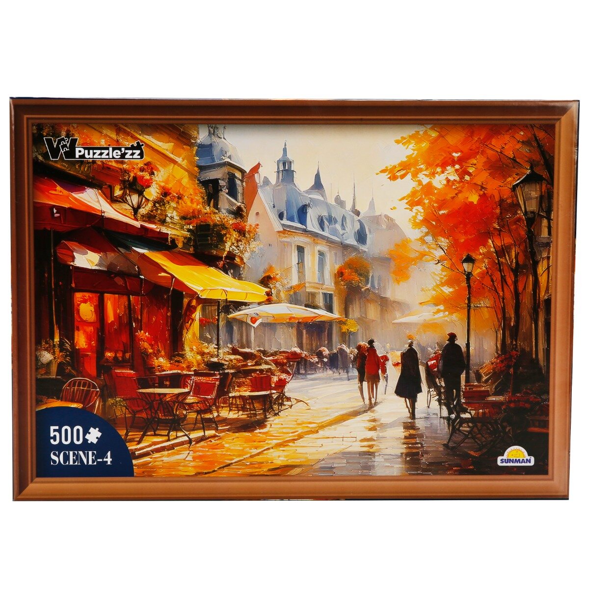 Witty Puzzlezz Puzzle Strada cu cafenea 500 piese