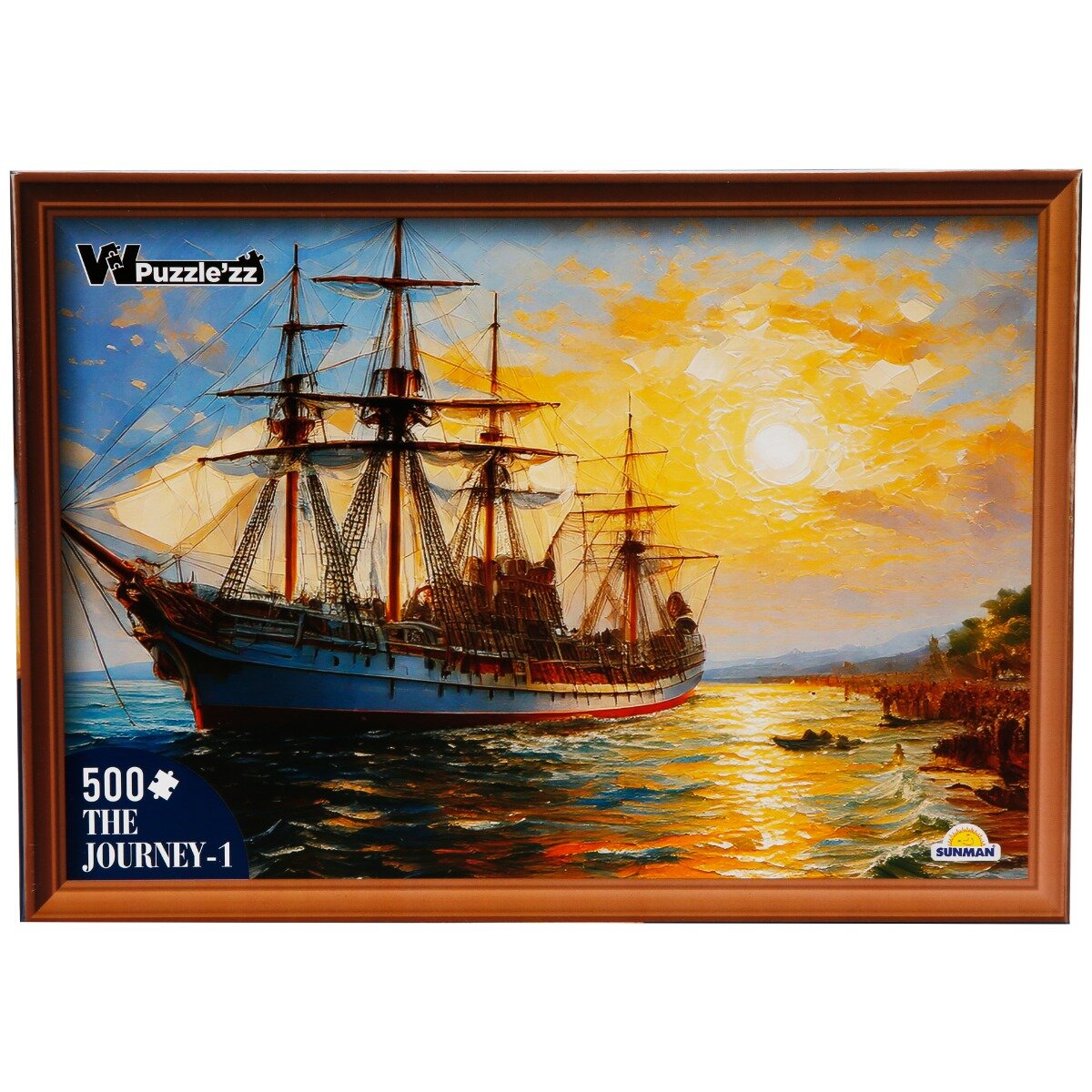 Witty Puzzlezz Puzzle Vapor cu panze 500 piese
