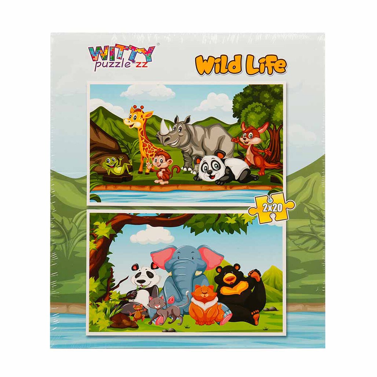 Witty Puzzlezz Puzzle Viata in padure 2 x 20 piese
