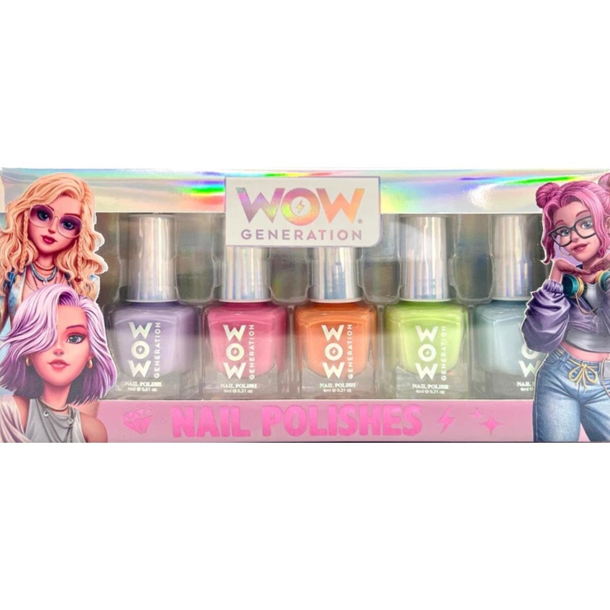 Wow Generation Set 5 lacuri de unghii Shine like a Star
