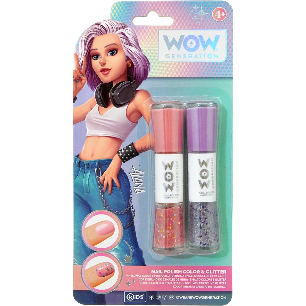 Wow Generation Set oje colorate si sclipitoare 10 ml