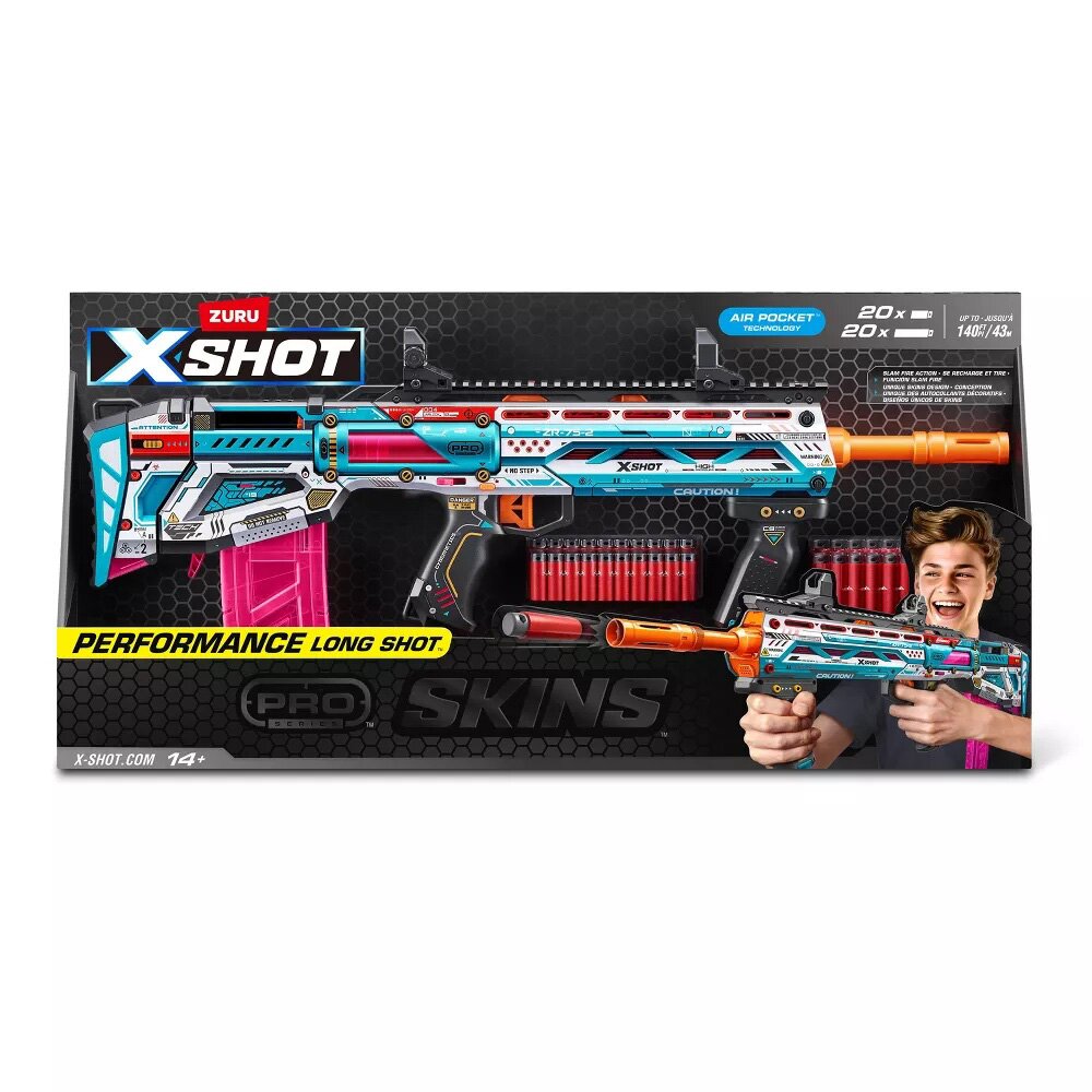 X-Shot Arma de jucarie Skins Pro Series Longshot 40 proiectile