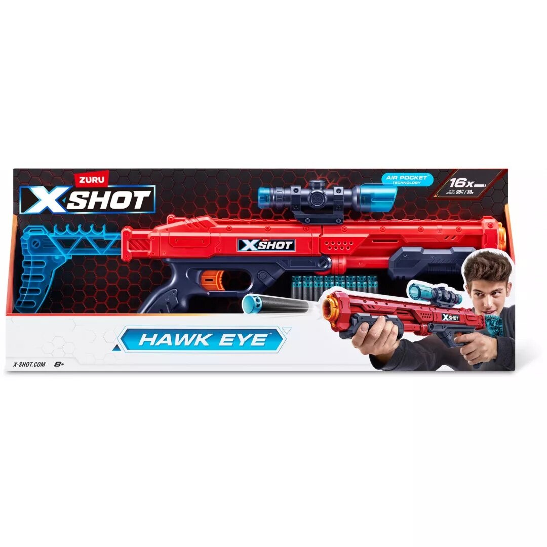 X-Shot Blaster Excel Hawk Eye 16 proiectile