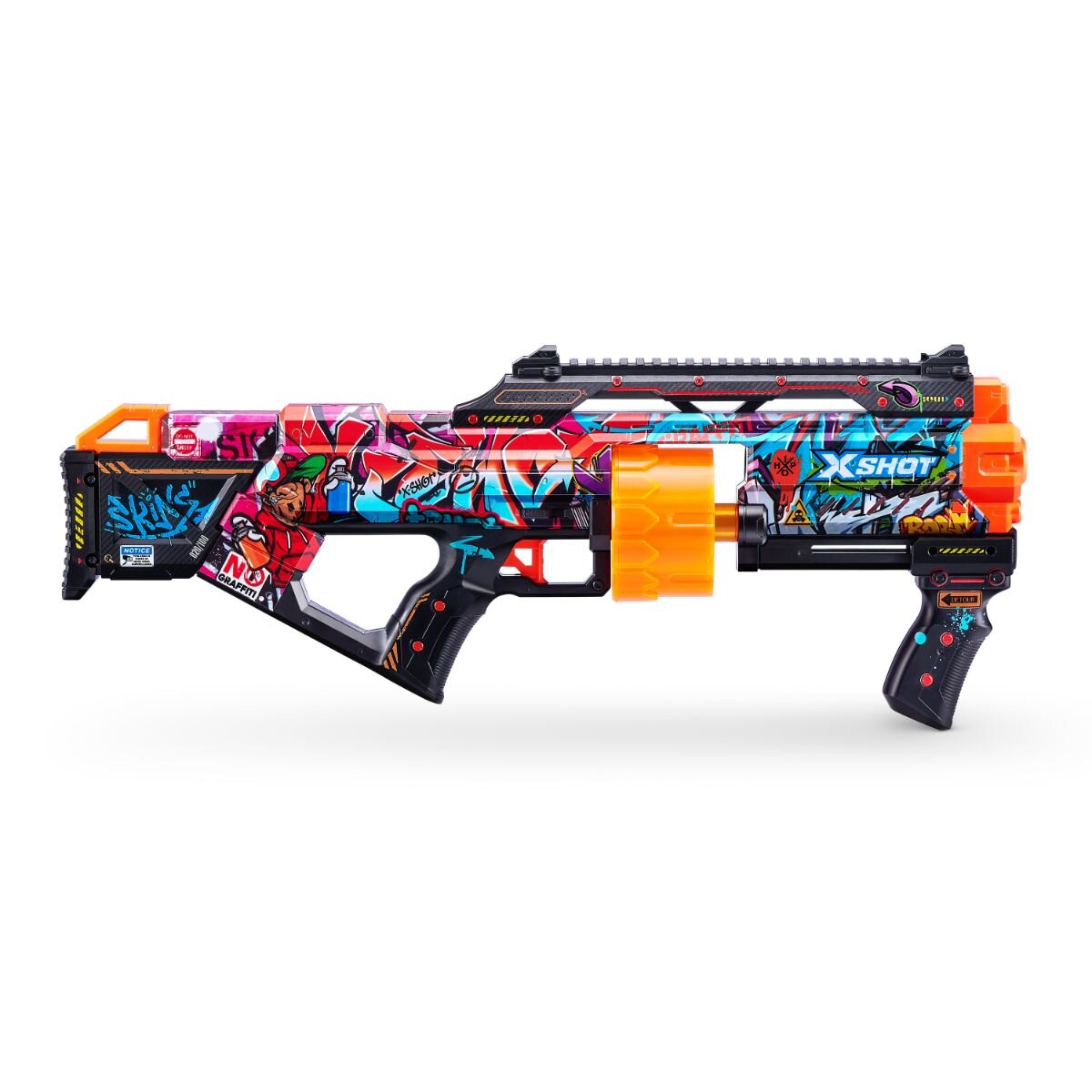 X-Shot Blaster Excel Skins Last Stand Graffiti cu 16 sageti 36518B