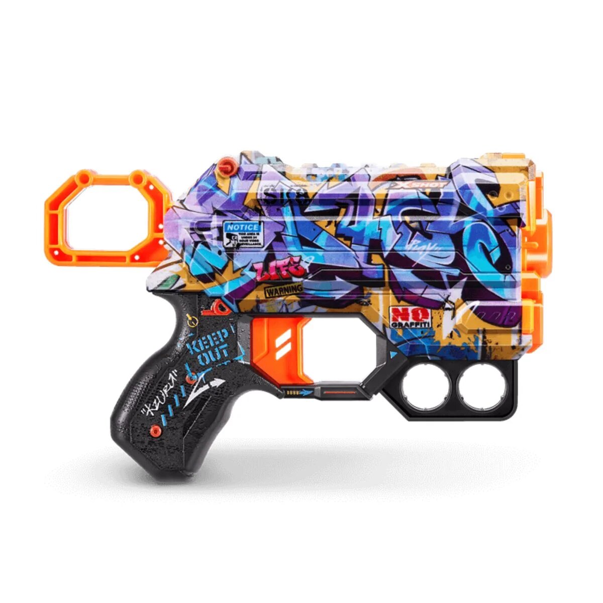 X-Shot Blaster Excel Skins Menace Graffiti cu 8 sageti 36515D