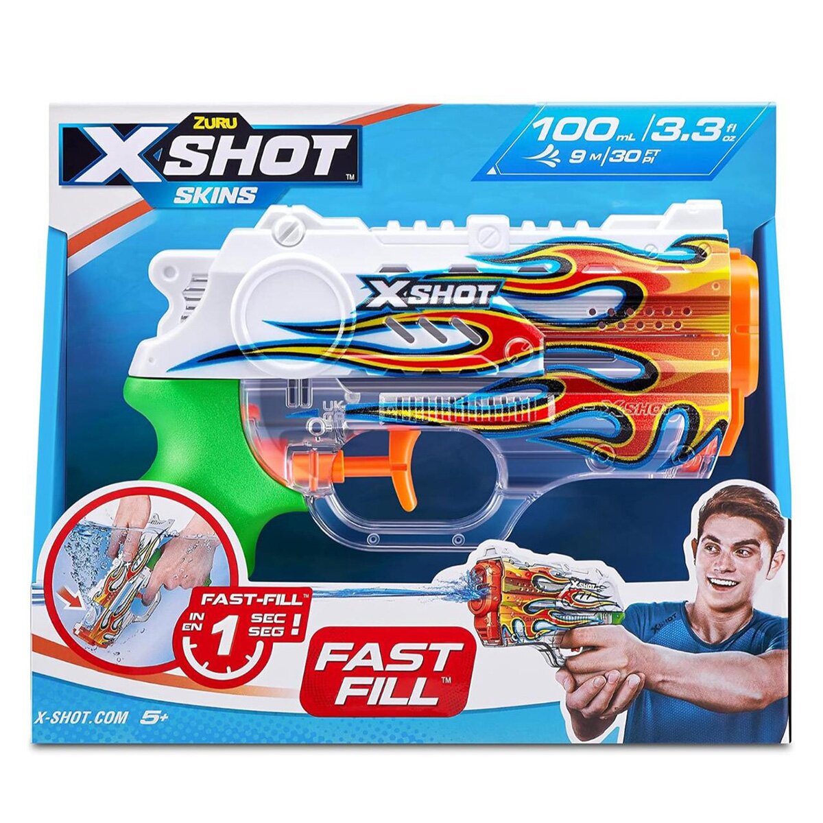X-Shot Pistol cu apa cu incarcare rapida Nano Blazer