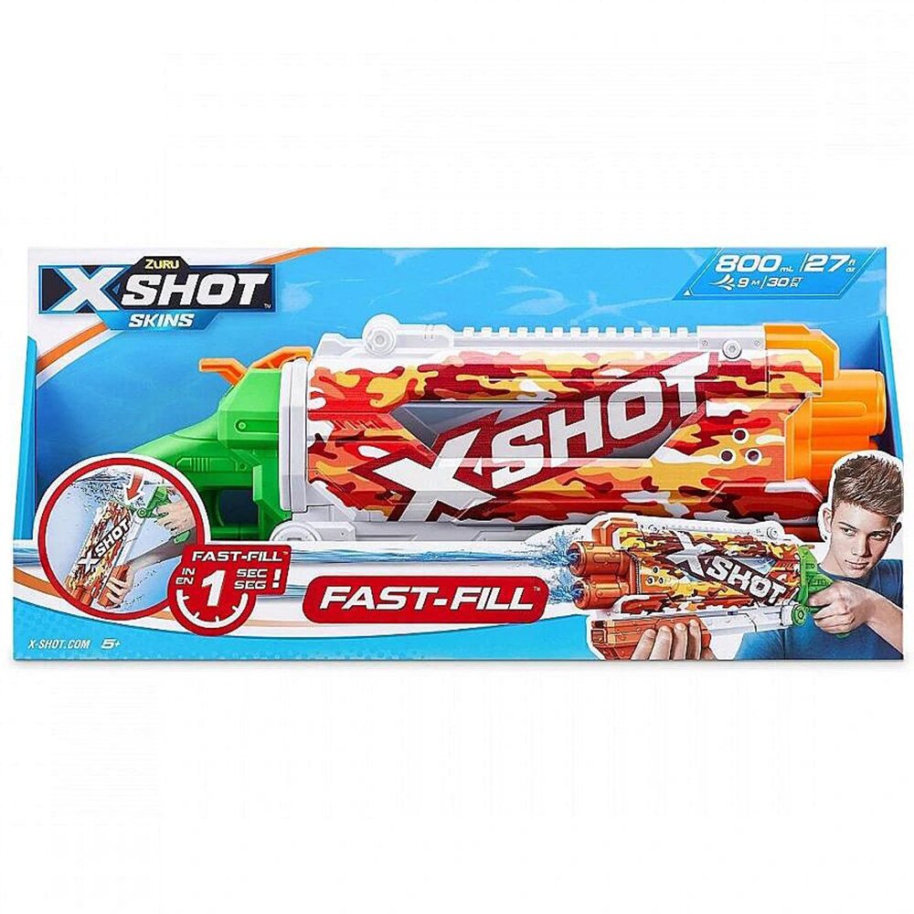X-Shot Pistol cu apa cu incarcare rapida Pump Action Sun Camo