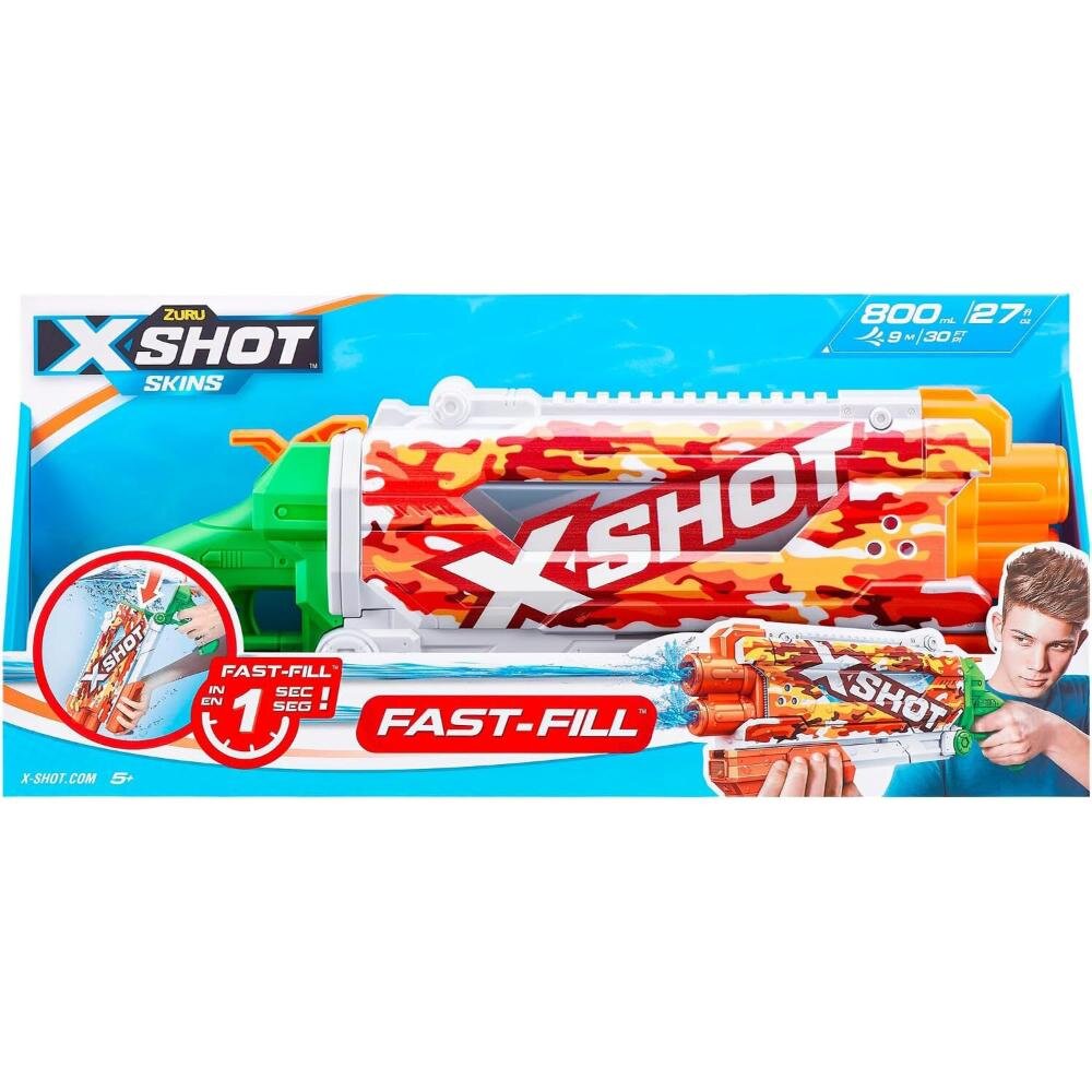 X-Shot Pistol cu apa cu incarcare rapida Pump Action Water