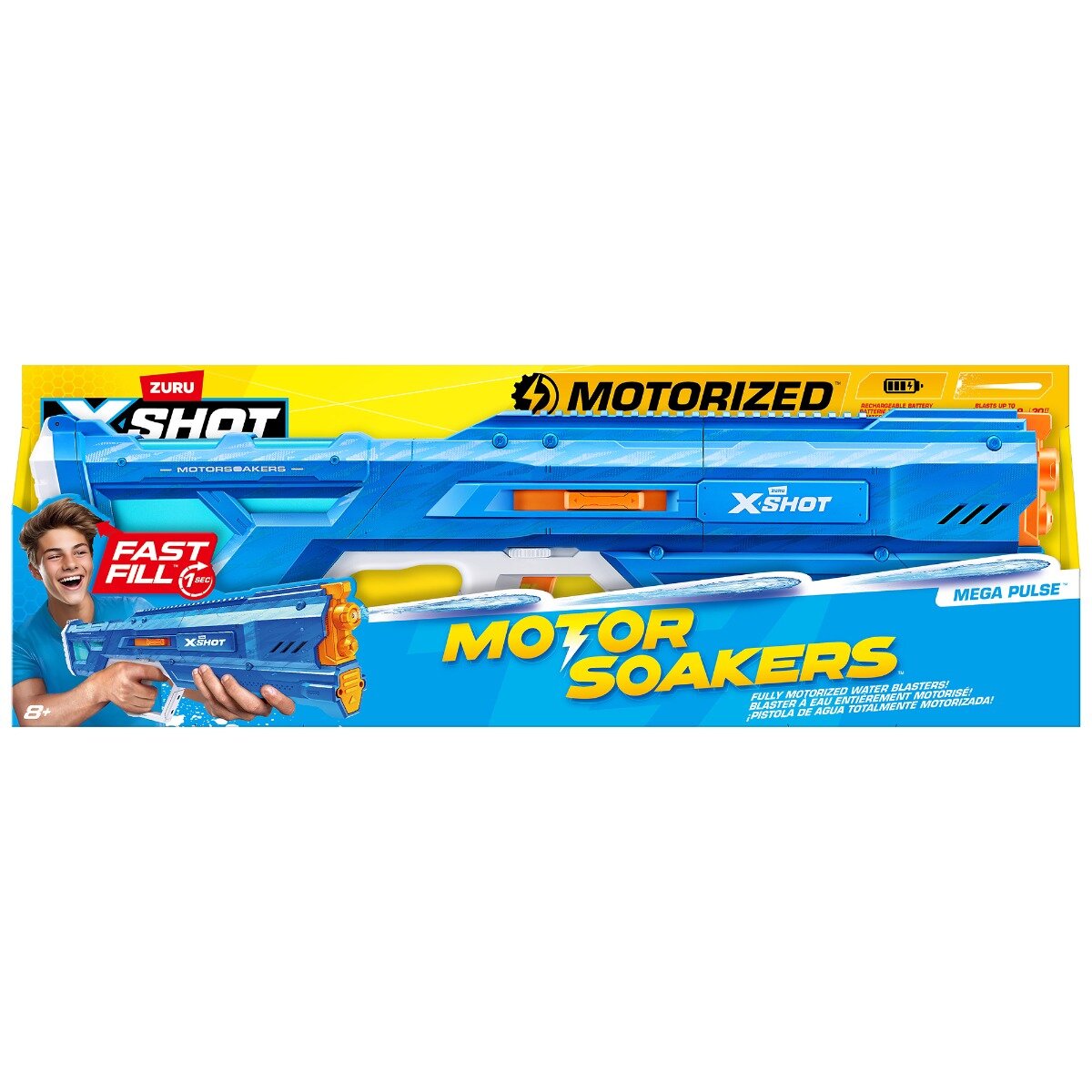 X-Shot Pistol cu apa Fast Fill Motor Soakers Mega Pulse