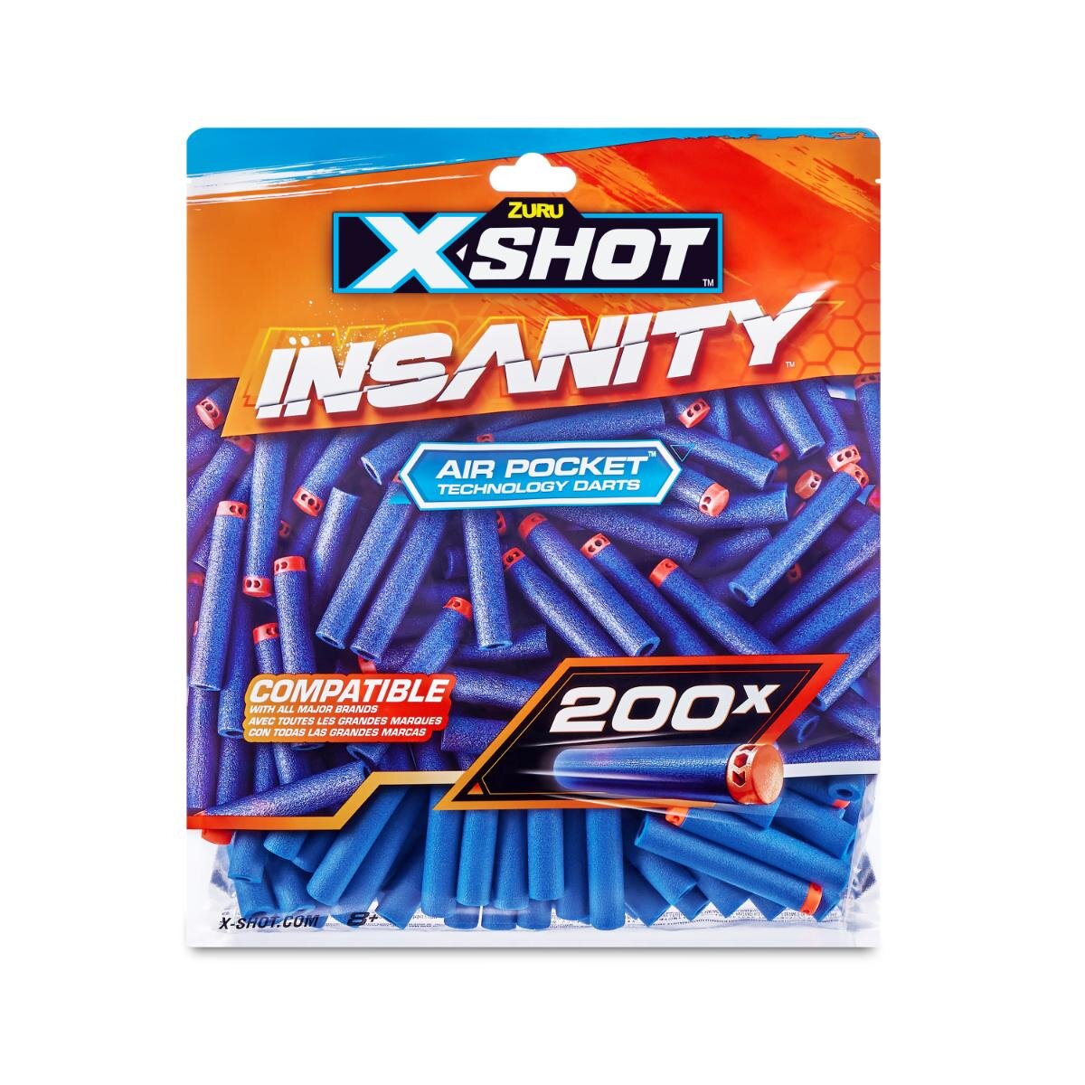 X-Shot Set 200 de proiectile Insanity Air Pocket