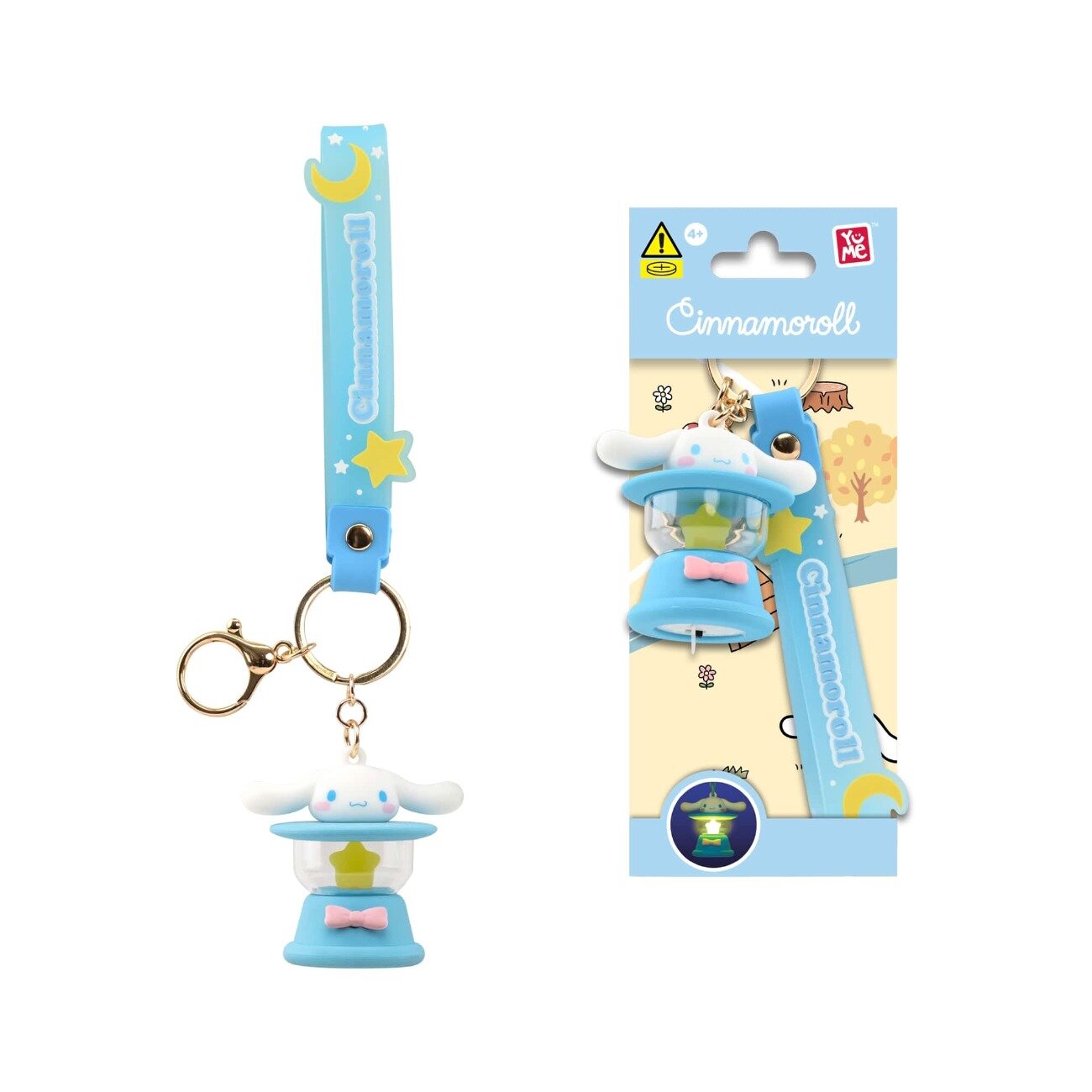 Yume Breloc cu lumini si curea Hello Kitty and Friends Camping Lamp Series Cinnamoroll