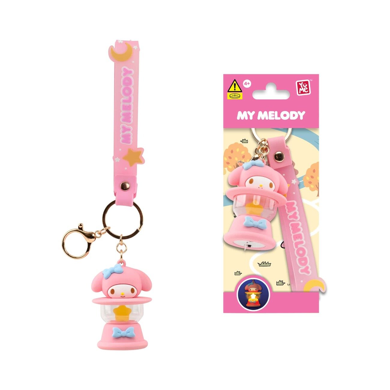 Yume Breloc cu lumini si curea Hello Kitty and Friends Camping Lamp Series My Melody
