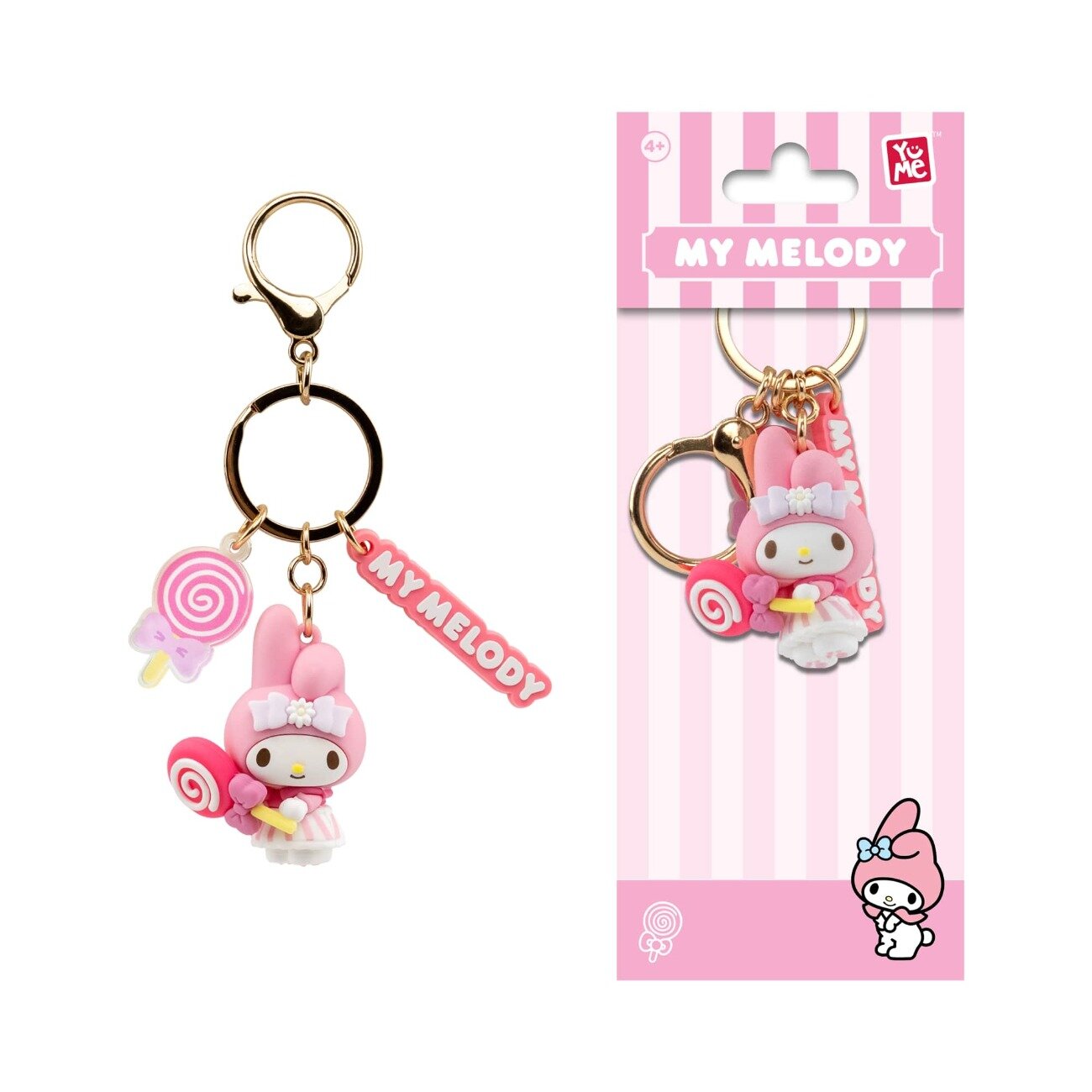 Yume Breloc cu pandantiv si curea Hello Kitty and Friends Tea Party Series My Melody