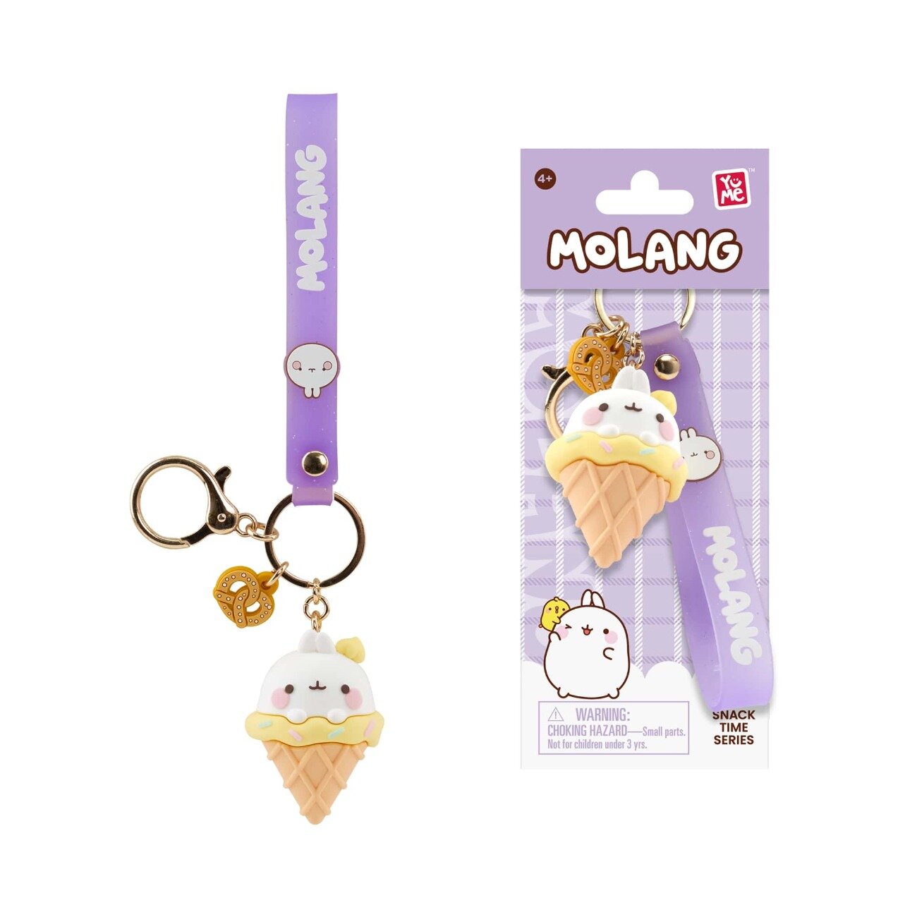 Yume Breloc cu pandantiv si curea Molang Snack Time Series