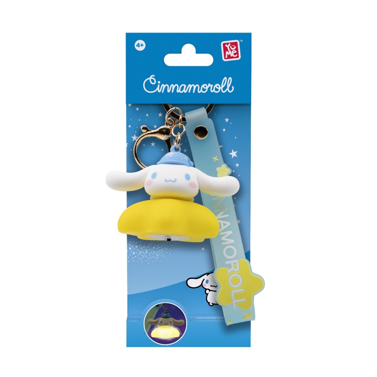 Yume Breloc si curea Seria Light-Up Star Cinnamoroll