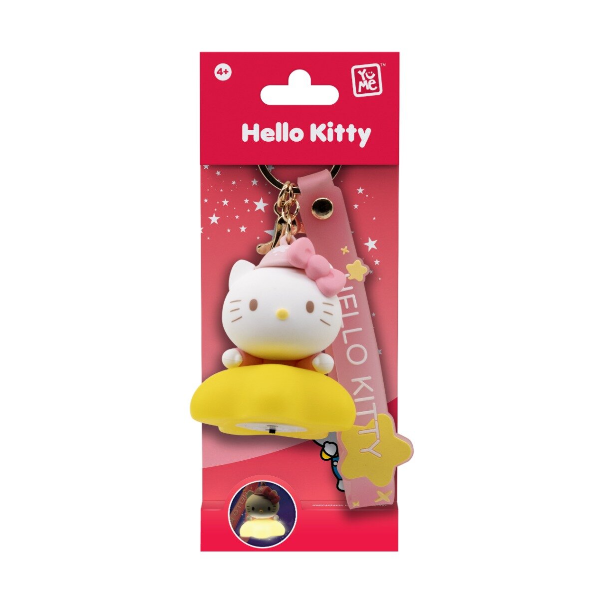 Yume Breloc si curea Seria Light-Up Star Hello Kitty