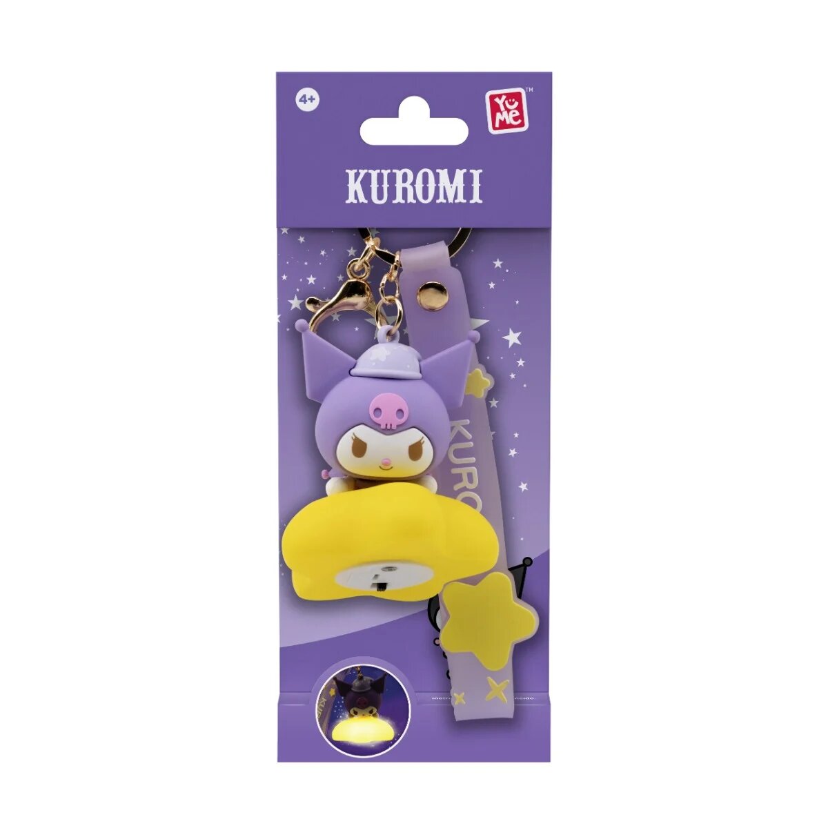 Yume Breloc si curea Seria Light-Up Star Kuromi