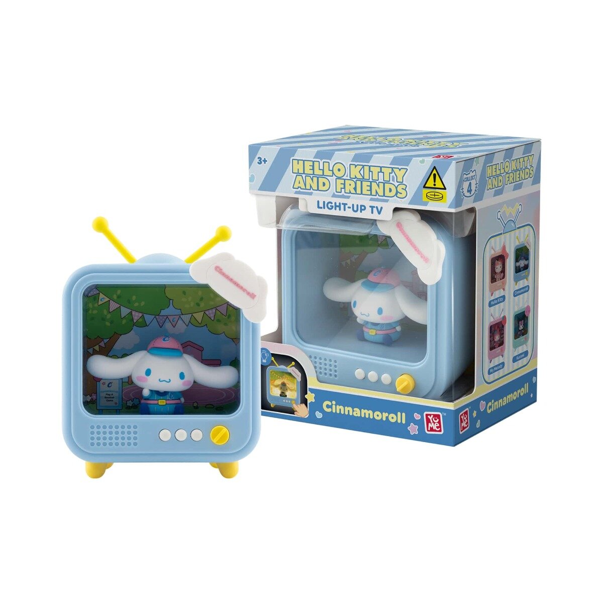 Yume Lampa cu figurina Hello Kitty and Friends Light-up TV Cinnamoroll