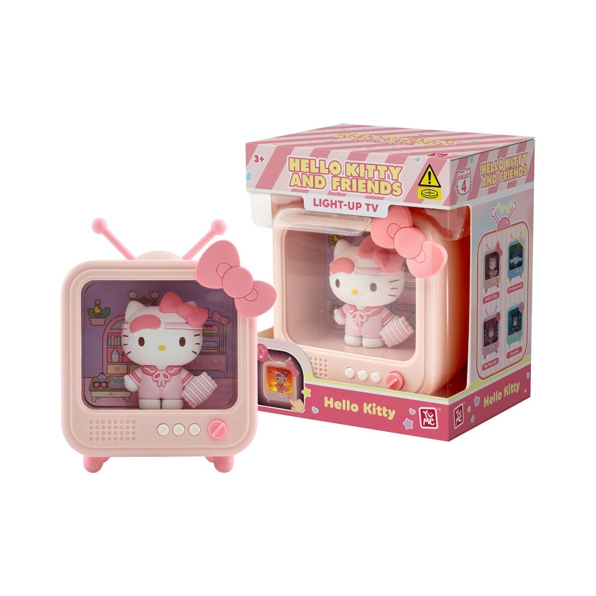 Yume Lampa cu figurina Hello Kitty and Friends Light-up TV Hello Kitty