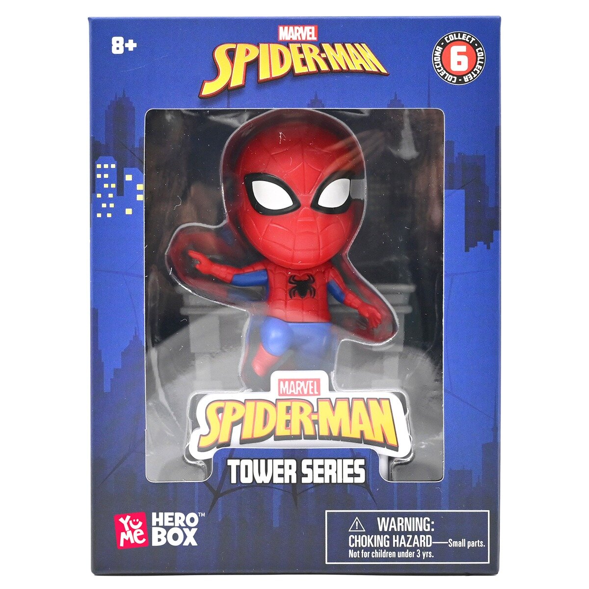 Yume Mini figurina cu turn Spider-Man Tower Series Hero Box
