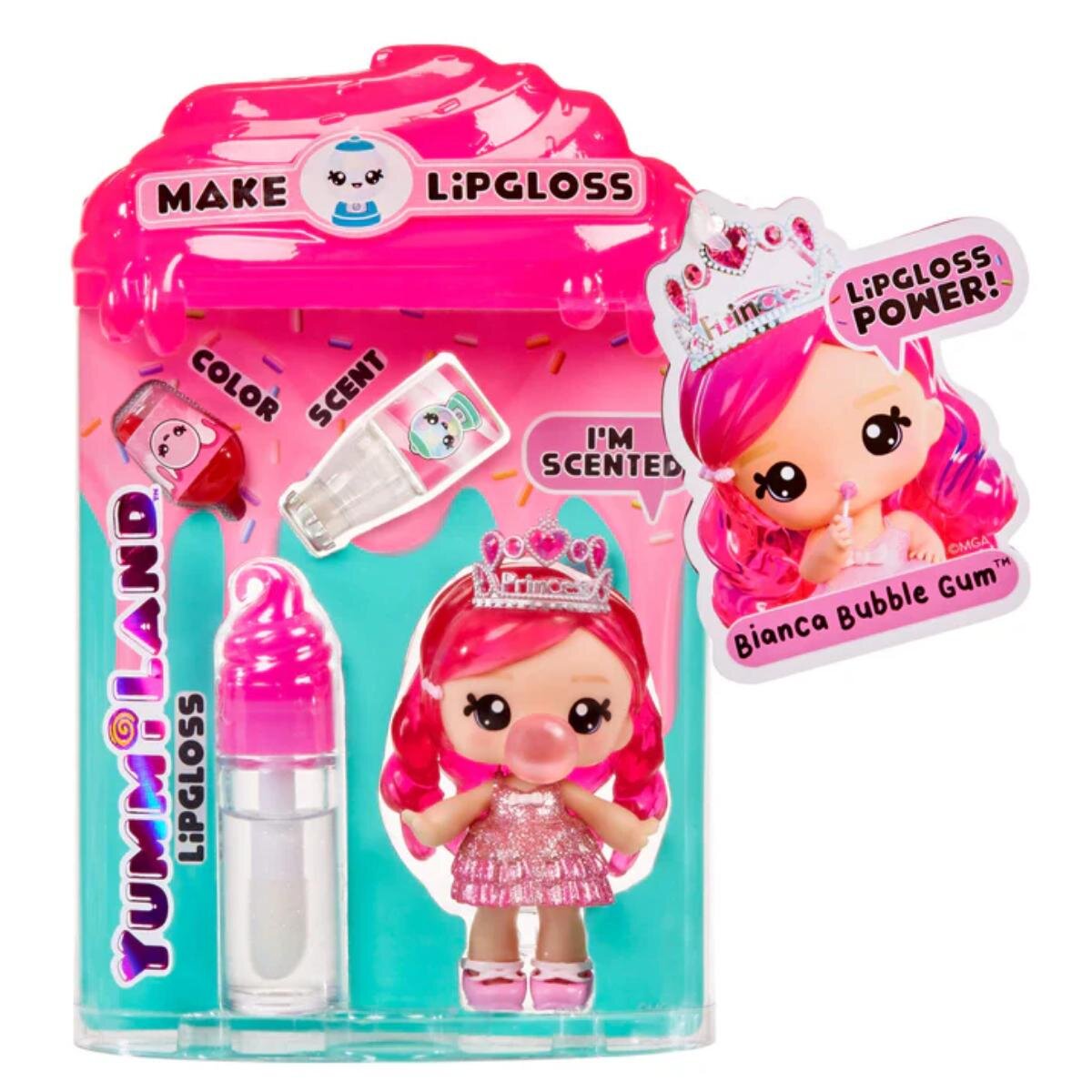 Yummiland Papusa Lipgloss Doll Bianca Bubblegum 120711EUC