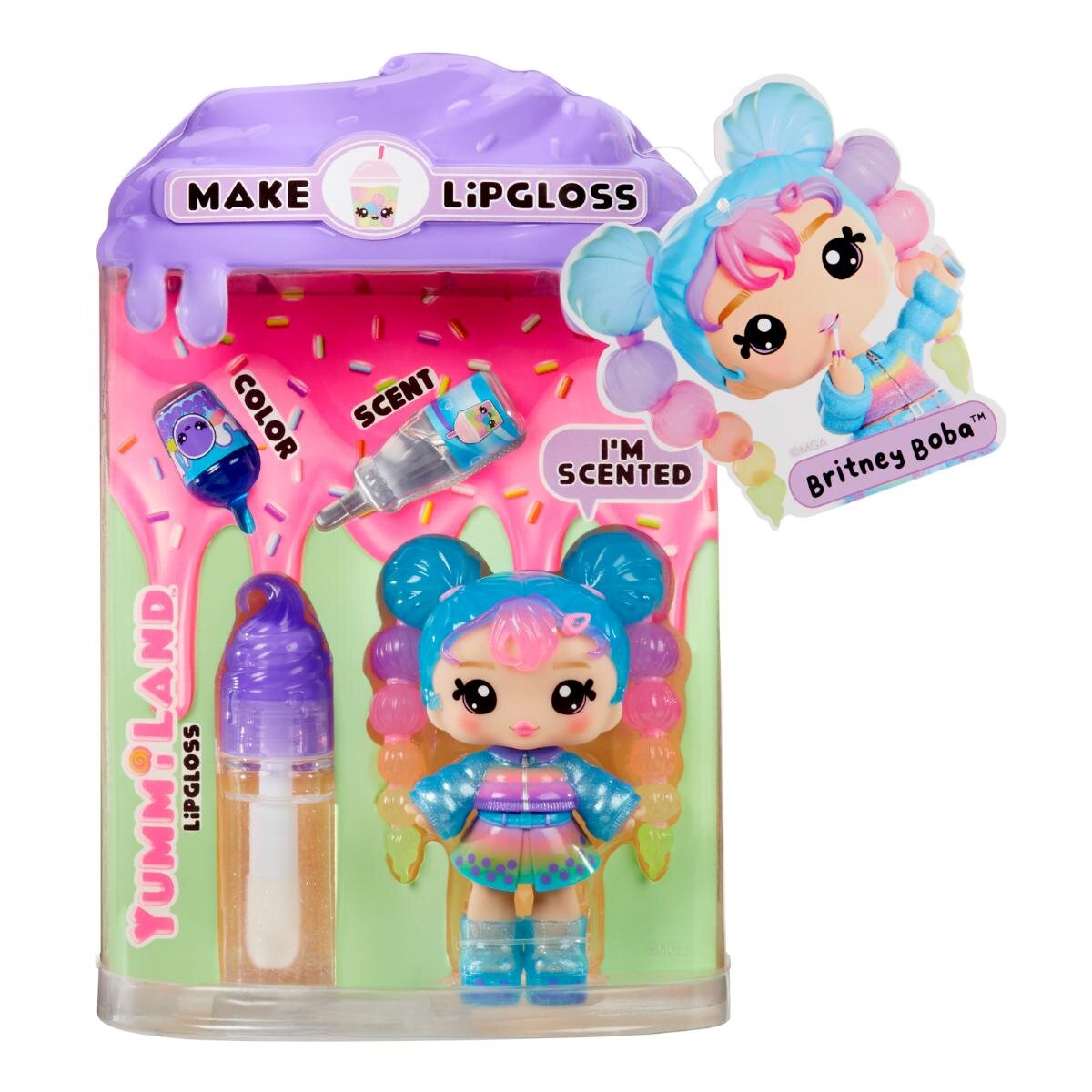 Yummiland Papusa Lipgloss Doll S2 Britney Boba 525455EUC
