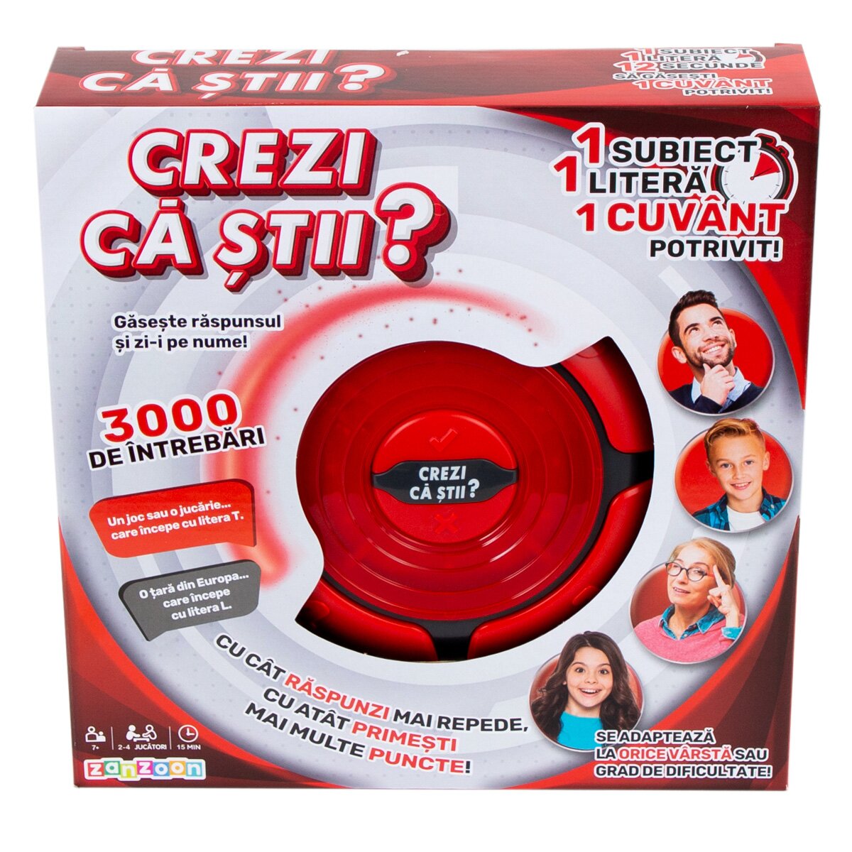 Zanzoon Joc de societate Crezi ca stii?