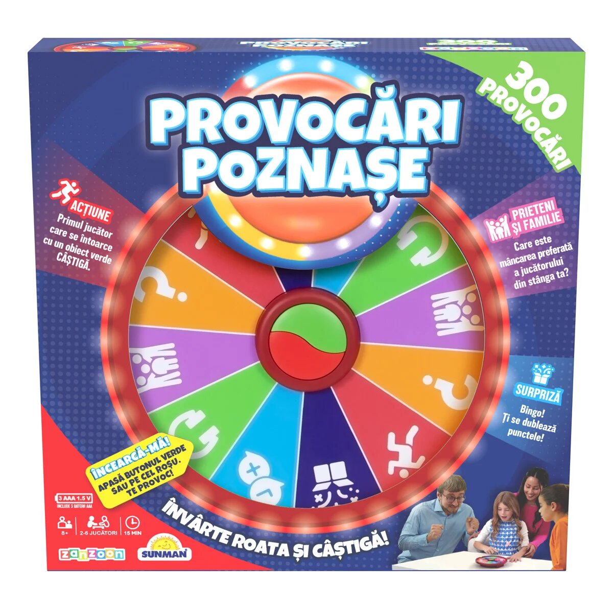 Zanzoon Joc de societate Provocari poznase