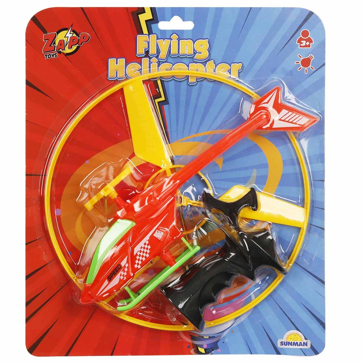 Zapp Toys Elicopter cu lansator si lumini Disc Galben