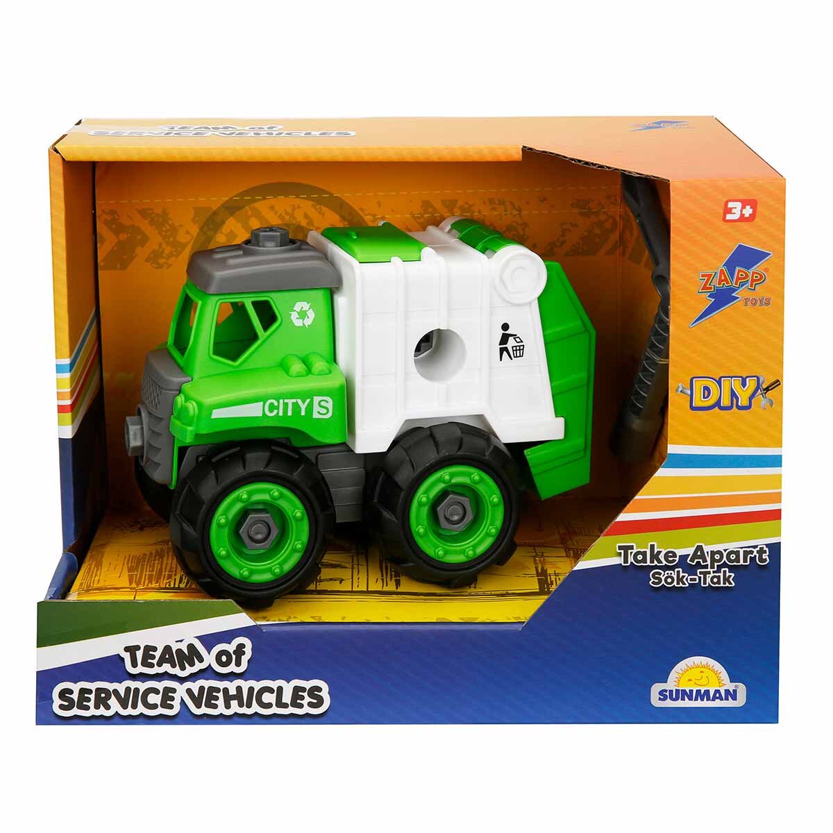 Zapp Toys Masina de reciclare si surubelnita 16 cm