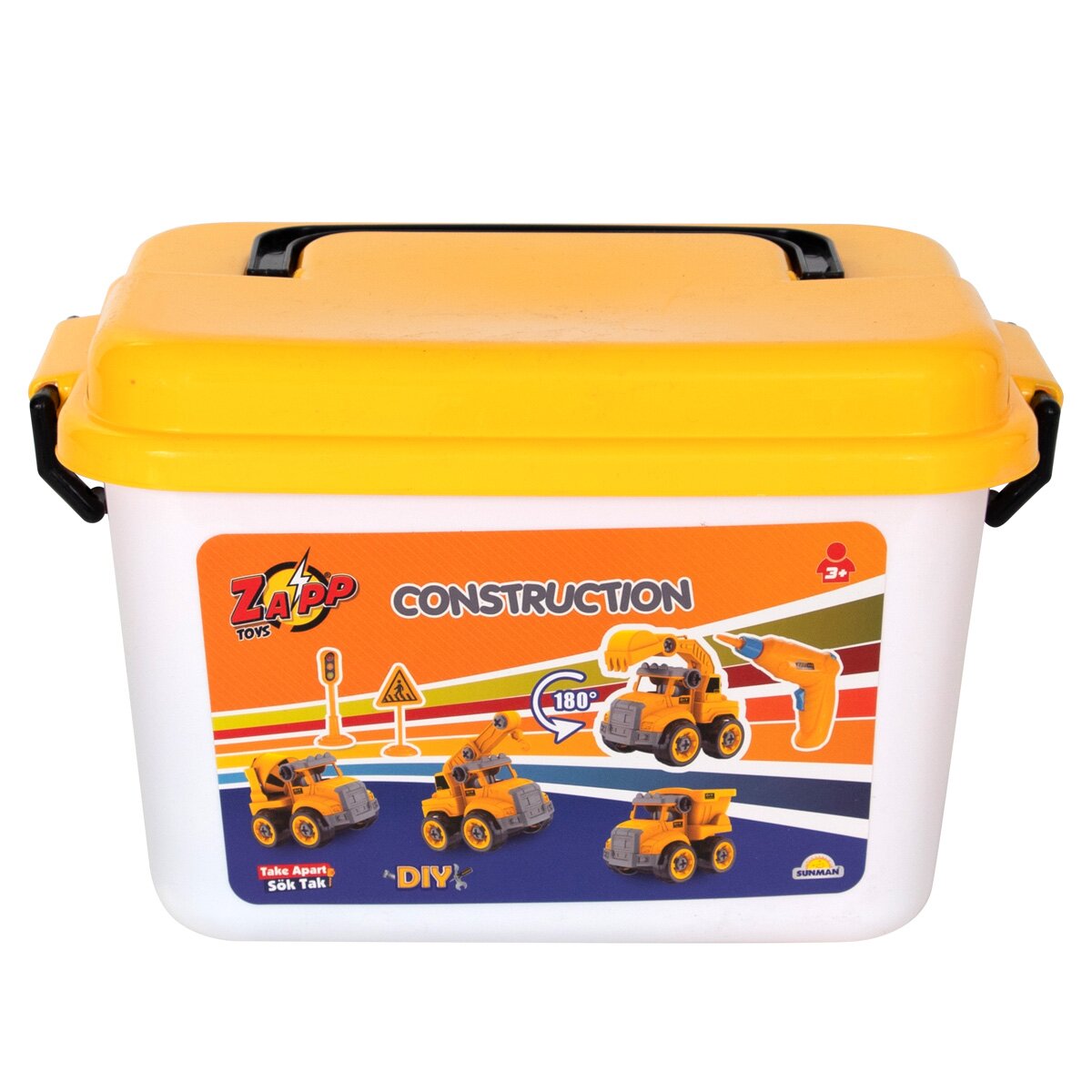 Zapp Toys Set asamblare pentru construit masinute de constructii